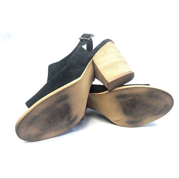 Very Volatile Open Toe Mule Heel Sandals Sz 8 - Picture 5 of 8